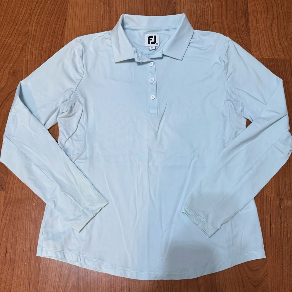 FootJoy Women’s Golf Long Sleeve Polo - Picture 1 of 2